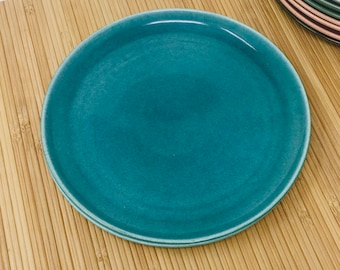 Russel Wright, Seafoam, Salad Plate, MCM Dinnerware, American Modern, Steubenville Pottery 1949 - 1959