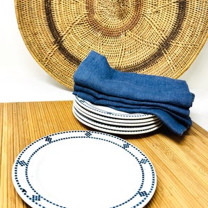 Cuatro platos de postre John Maddock Hudson / Vajilla de hotel imagen 2