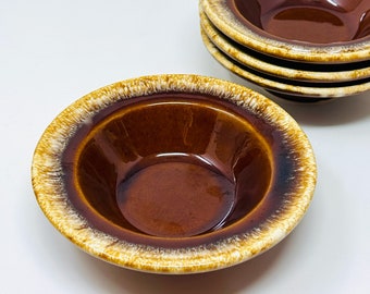 Hull Pottery, Brown Drip, Fruit Bowl, Crestone, Oven Proof, Crooksville Ohio, circa 1970