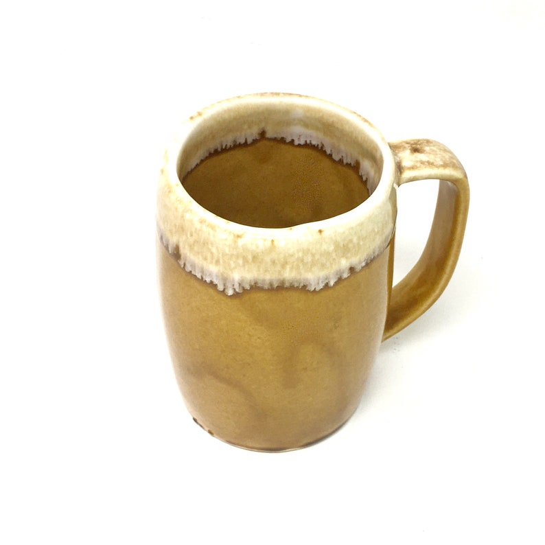 Hull Pottery Butterscotch Stein for Beer or Coffee Etsy