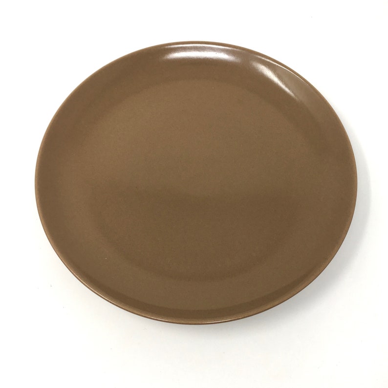 MCM Design Iroquois China Nutmeg Brown 1947-1965 Dishwasher Safe Russel Wright Casual China Everyday Durable Dinner Plate Early Mark