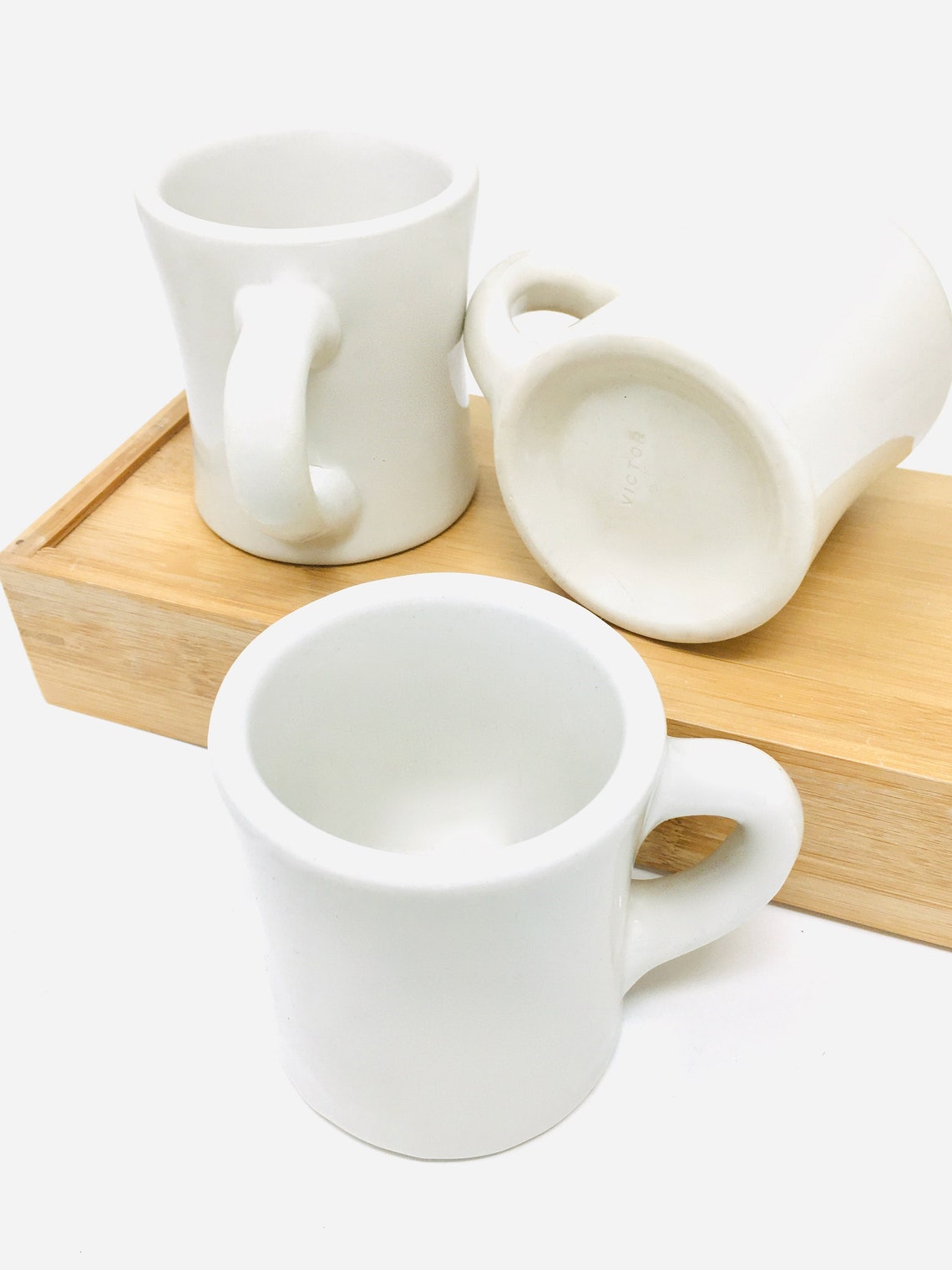 Victor Mug White Coffee Mug Victor Insulator New York 1940s Etsy