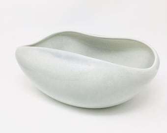 Russel Wright, Granite Gray, Salad Serving Bowl, American Modern by Steubenville Pottery, 1939-1959