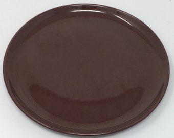 Russel Wright, Luncheon Plate, Bean Brown, American Modern, Steubenville Pottery, 1939-1944