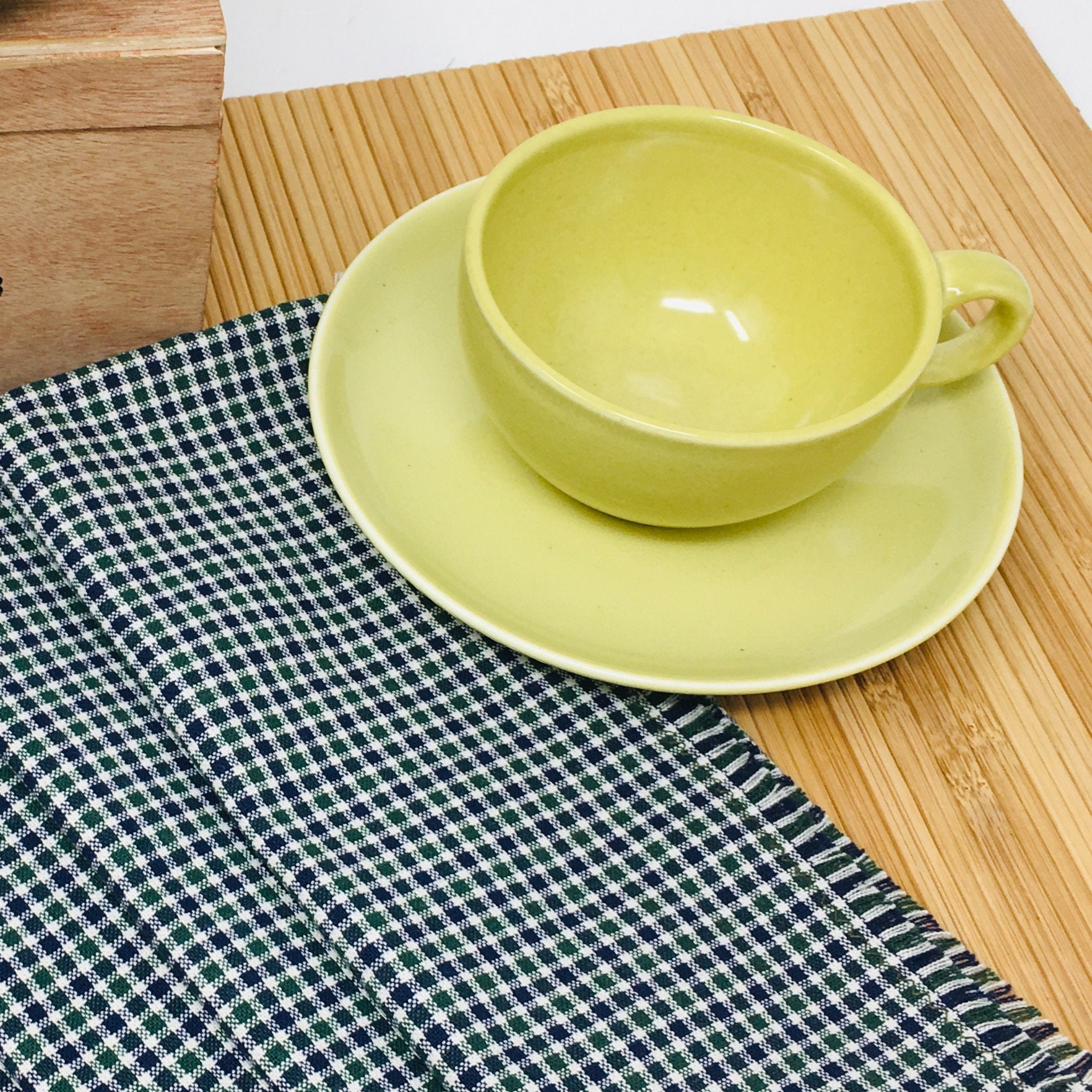 Iroquois Casual China Russel Wright Restyled Yellow CupRussel Wright Mid Century Modern Dinnerware