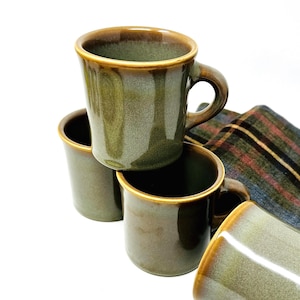Homer Laughlin Coffee Mug Pesto Glaze