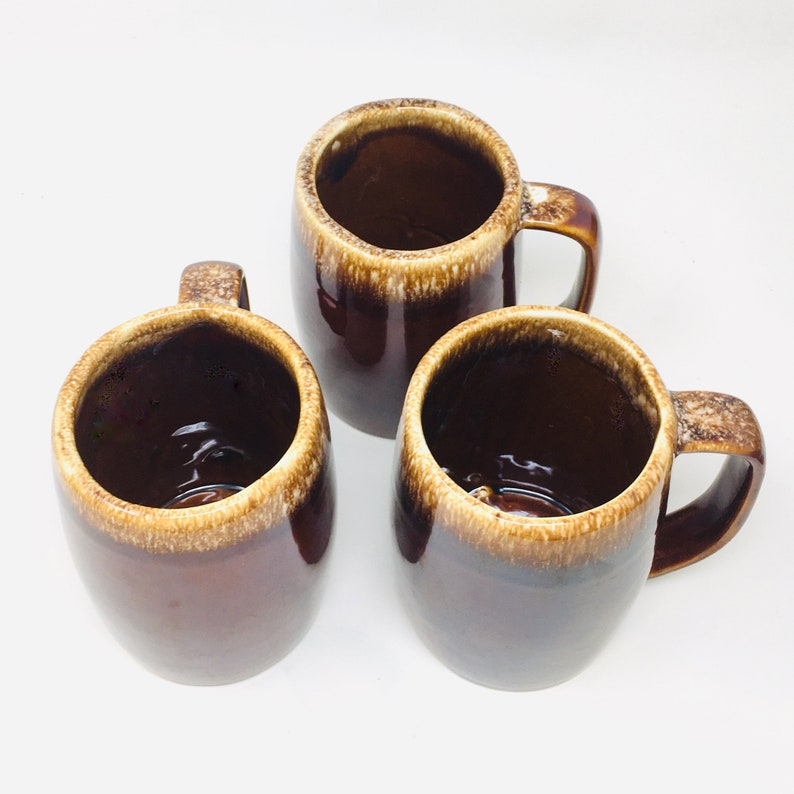 Hull Pottery Brown Drip Stein for Beer Large Coffee Mug Etsy