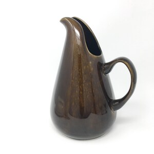 Russel Wright  Black Chutney Tall Pitcher |