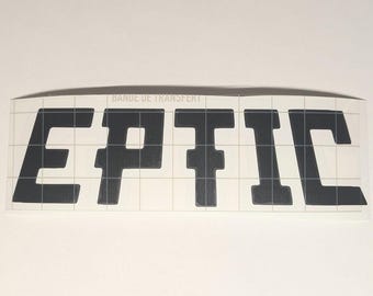 Sticker vinyle épique