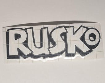 Décalcomanie en vinyle Rusko