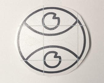 Décalcomanie en vinyle avec logo G Jones