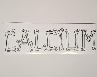 Décalcomanie en vinyle calcique