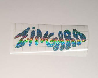 Zingara Vinyl Decal