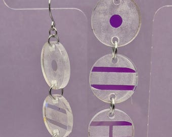 BTS Fan Iriserende Acryl Oorbellen – Concert Sieraden