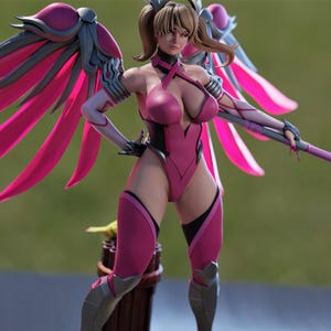 Angel vs Demon STL | Mercy Devil Duo 3D Print Figur STL | Light vs Dark STL 3D Print Figur