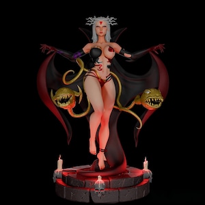 Cosmic Void Queen STL | Dark Energy Entity 3D Print Figurine STL | Shadow Goddess STL 3D Print Figurine
