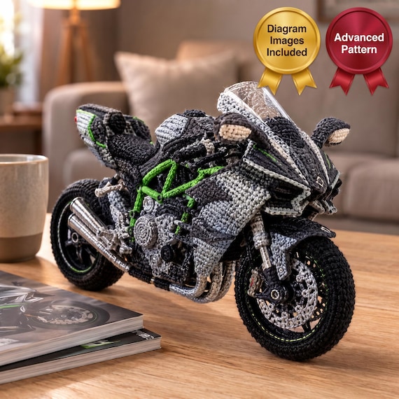 Kawasaki Ninja H2R Amigurumi Crochet Pattern PDF | Expert