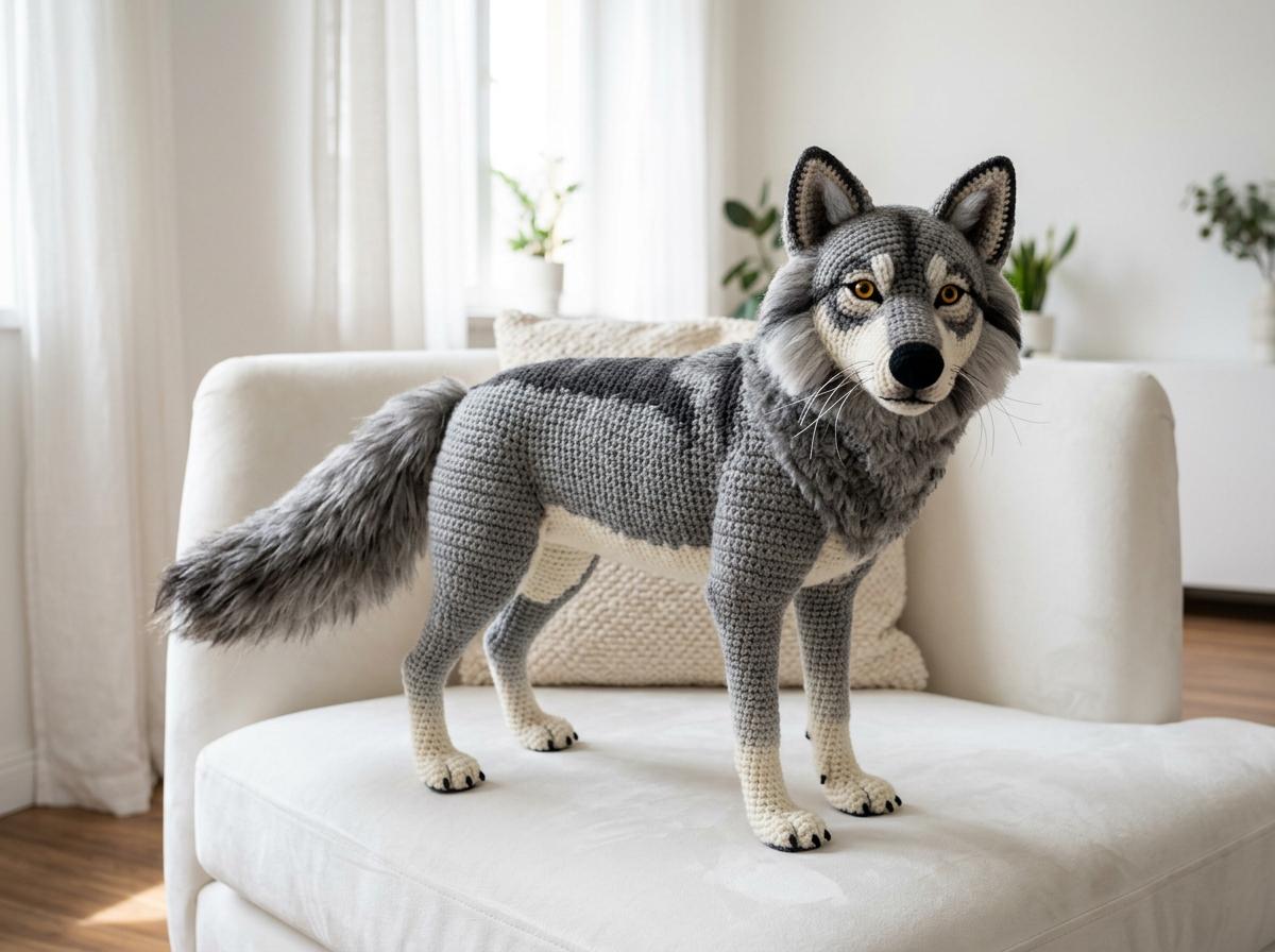 30 Wolf Crochet Patterns to Stitch for Woodland Decor, Gifts, and Amigurumi Displays 31 Advanced Realistic Wolf Crochet Pattern