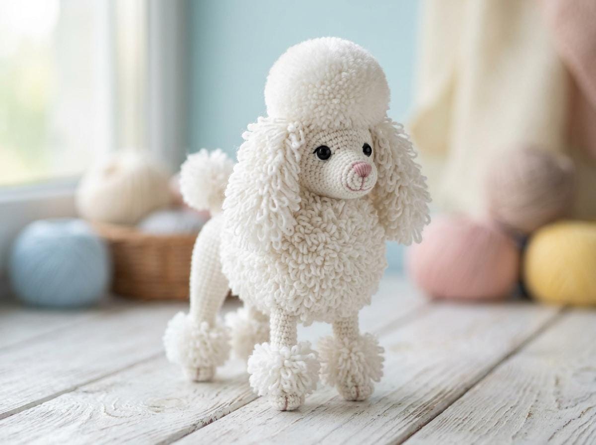 編みぐるみプードル - Etsy 日本