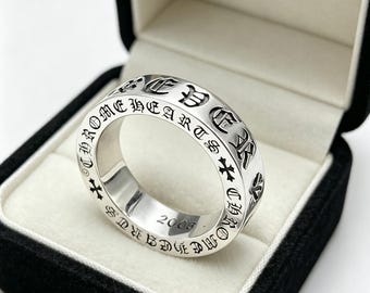 CH  Vintage silver cross ring, gothic punk jewelry, timeless silver personalized jewelry, a perfect birthday or Christmas gift for him/her.