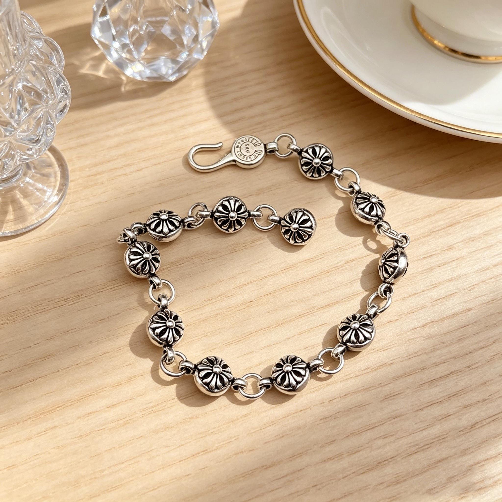 Mens Chrome Hearts Bracelet - Etsy Hong Kong