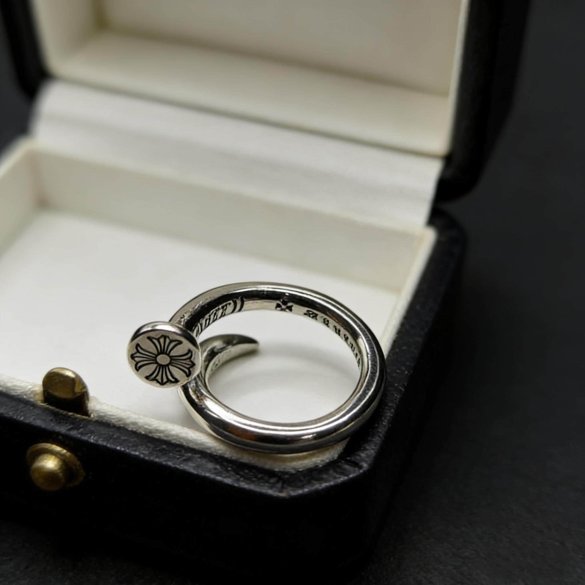 Chrome Hearts Nail Ring - Etsy