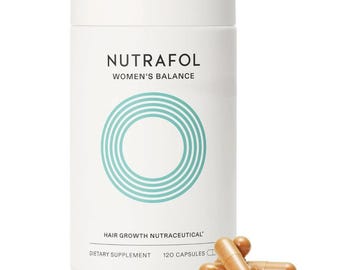 Nutrafol Women’s Balance Hair Growth Supplement (Age 45+) – 120 Capsules | Thinning Hair Support