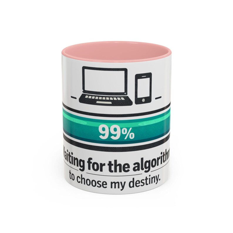 Content Creator Mug | Algorithm Loading Bar Coffee Cup | Social Media Gift image 13