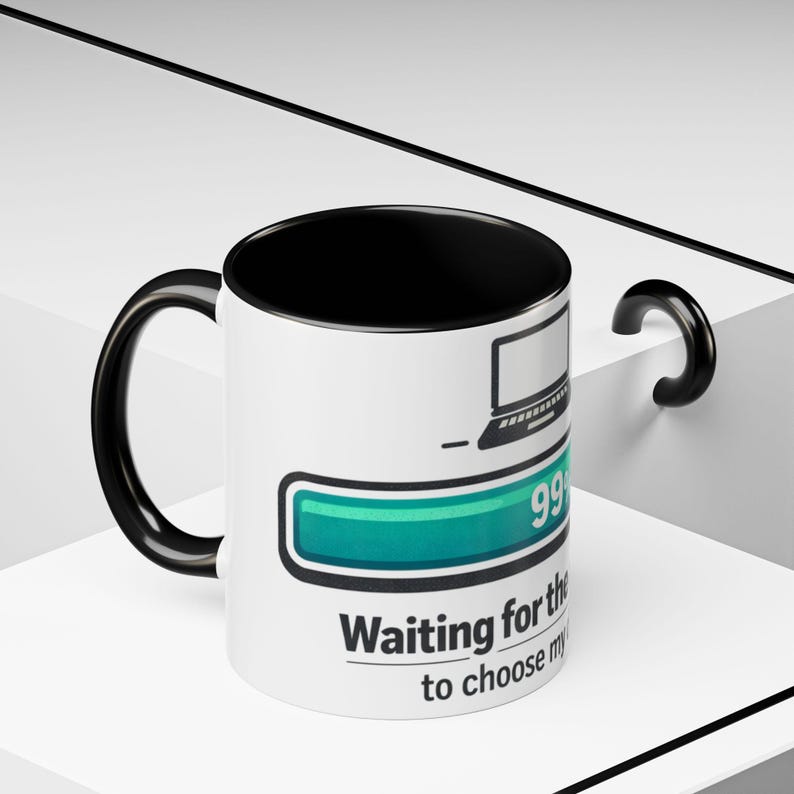 Content Creator Mug | Algorithm Loading Bar Coffee Cup | Social Media Gift image 6
