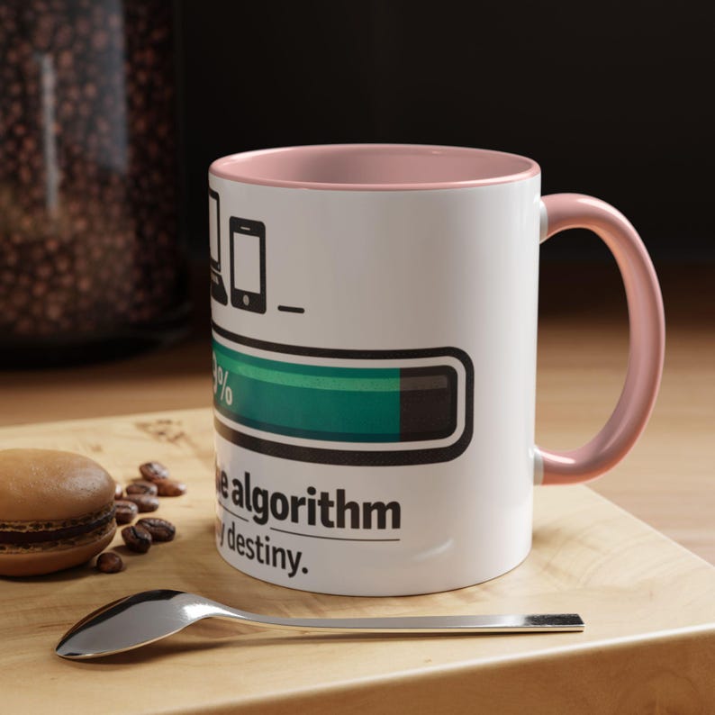 Content Creator Mug | Algorithm Loading Bar Coffee Cup | Social Media Gift image 17