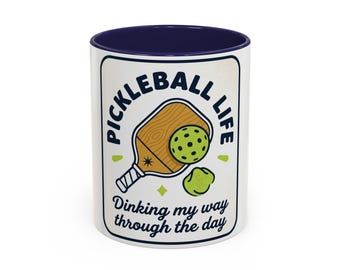 Pickleball mug | Pickle Ball Accent Coffee Mug 11oz or 15oz
