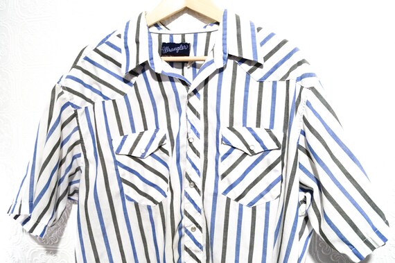 wrangler snap button short sleeve shirts