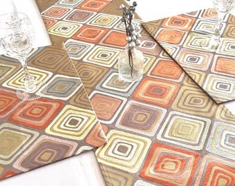 Vintage Japanese Table Runner | Kimono Wall Hanging | Japanese Tapestry | Silk Textile Art | Wabi Sabi Decor | Japandi Decor