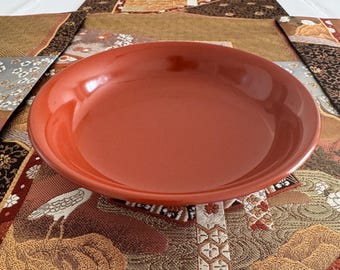 Vintage Japanese Lacquer Bowl  | Aizu Lacquerware Confectionery Dish | Wagashi Plate | Red Lacquer | Wabi Sabi Decor | Japanese Home Decor