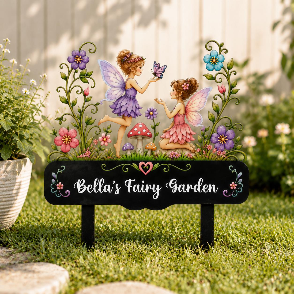 Fairy Name Plaque - Etsy