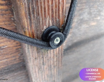 Gancho expansor de cuerda de sujeción para lona con pomo redondo, estaca para tienda de campaña - Impresión 3D - Modelado en Blender - BambuLab - Edición limitada, quedan pocas unidades.