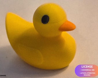 Lindo patito bebé, figura de animal en miniatura, escultura de juguete - Impresión 3D - Modelado en Blender - BambuLab - Edición limitada, quedan pocas unidades.