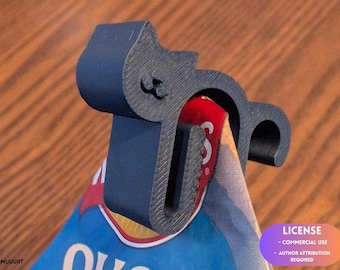 Clips para bolsas con diseño de gato, organizador de aperitivos para la cocina, impresión 3D, modelado con Blender - BambuLab - Edición limitada, quedan pocas unidades.