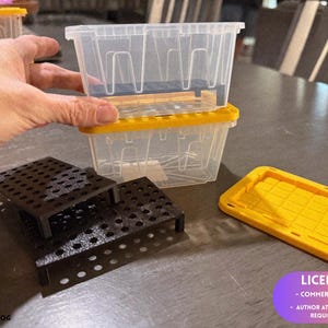 Micro Tote Corm Riser Insert, Tote Organizer, Bag Shaper - 3D Printing - Blender Modeling - BambuLab - Limited Edition, Only Few Left.
