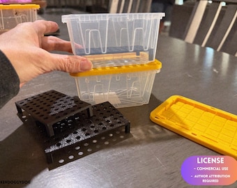 Inserto elevador Micro Tote Corm, organizador de bolsos, moldeador de bolsos - Impresión 3D - Modelado Blender - BambuLab - Edición limitada, quedan pocas unidades.