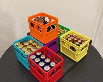 Organizadores de cajas para baterías, cajas de almacenamiento - Impresión 3D - Modelado con Blender - BambuLab - Edición limitada, quedan pocas unidades.