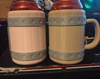 Medieval Mug, Custom Beer Tankard, Cosplay Cup, Geek Gift - 3D Printing - Blender Modeling - BambuLab - Limited Edition, Only Few Left.