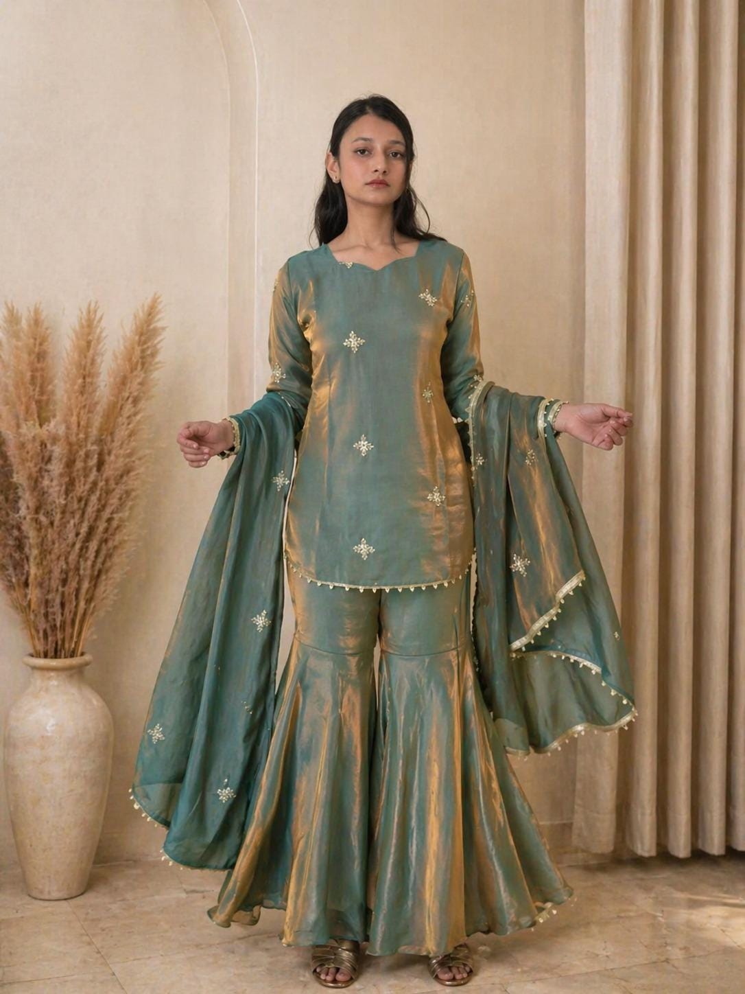 Pakistani Sage Green Dress - Etsy Pakistani Sage Green Dress - Etsy
