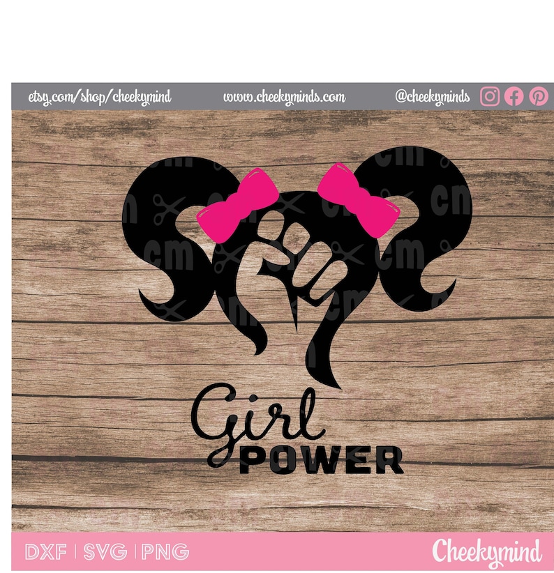 PNG Girl Boss Girl Power SVG DXF Girl Power Clipart Girl Power Girl Power Logo