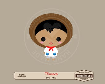 Bambola di pezza messicana / Clipart messicana / SVG messicano / Download istantaneo