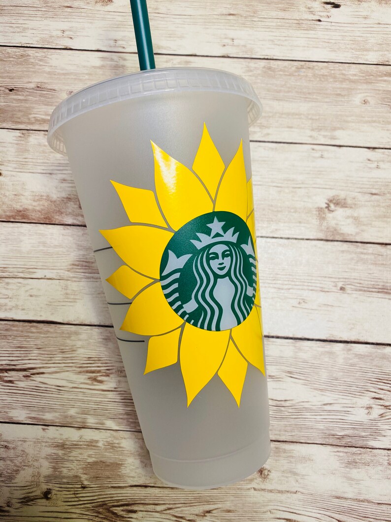 Download Sunflower Starbucks Cup SVG Instant Download Can be | Etsy