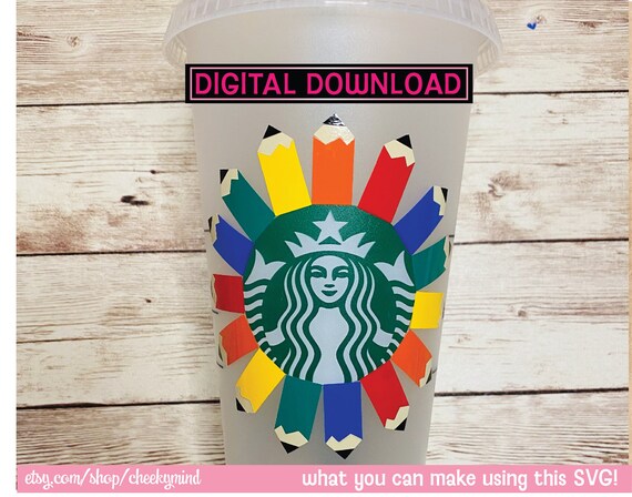 Download Starbucks Teacher Svg Instant Download Teacher Starbucks Etsy