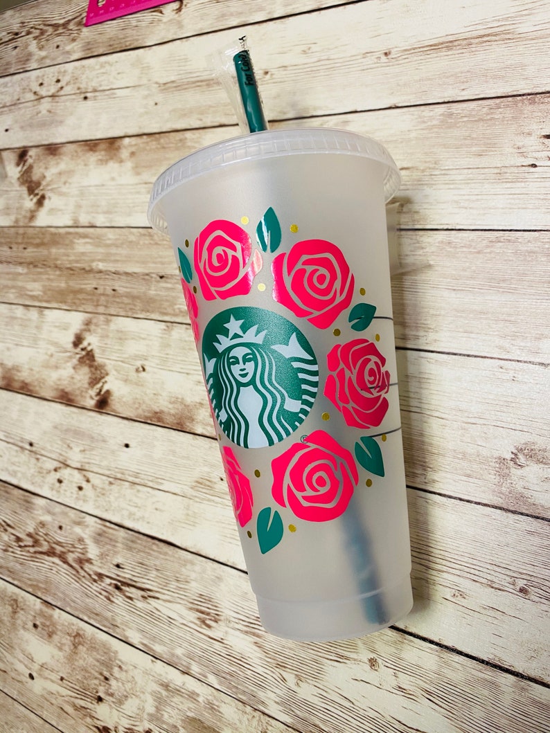 Download Mother's Day Starbucks Cup SVG Instant Download Roses | Etsy