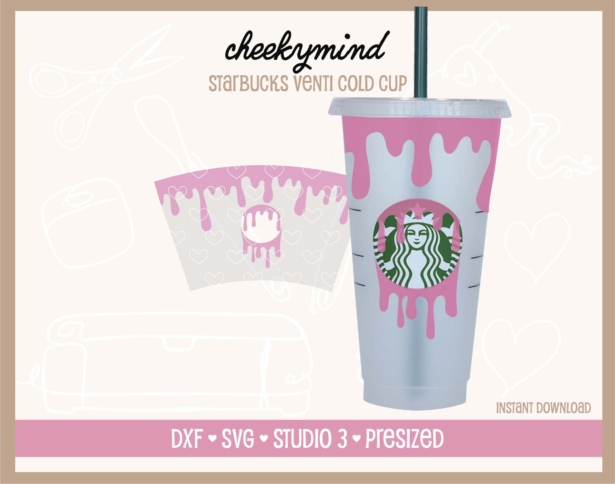 Drip Starbucks SVG Starbucks Drip SVG Honey Drip Cold Etsy