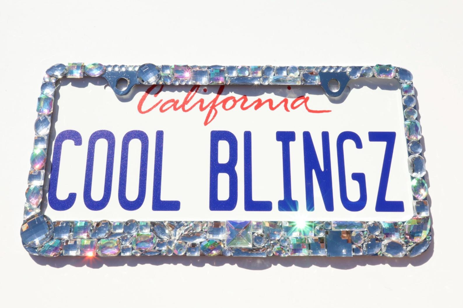 Bling License Plate Frame, 2 Pack Rhinestone License Plate Frames Holder Cover For Women Colorful A81f0738 D574 440c 970f 59ca2e797bdf.355dfc3e62c81f4ebe0970ca44157463 - View #2